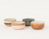 HKliving Dessert bowls Sirius 70's keramiek set van 4 online kopen