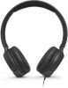 4allshop Jbl T500 On ear Headphone 1 butt Remote And Mic Zwart online kopen