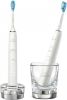 Philips Sonicare Elektrische tandenborstel HX9914/55 DiamondClean Premium ultrasone tandenborstel, set van 2 inclusief oplaadglas online kopen