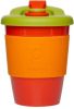 Pioneer Set Van 2 Herbruikbare Koffiebeker 340ml Autumn Orange Kunststof online kopen