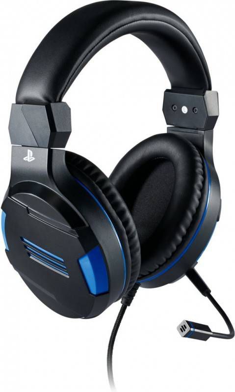 Bigben Interactive PS4OFHEADSETV3 hoofdtelefoon Stereofonisch Hoofdband Zwart, Blauw online kopen