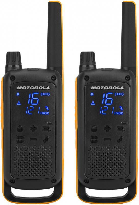 Motorola 1 paar walkietalkies herlaadbaar met usb t82 extreme 10 km online kopen