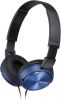 Sony MDRZX310APL opvouwbare hoofdtelefoon met microfoon blauw online kopen