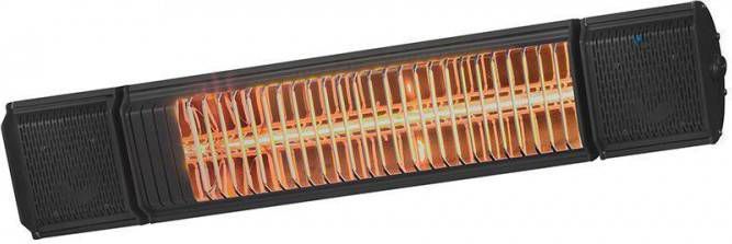 EUROM Heat&amp, Beat Elektrische Terrasverwarmer Zwart 2000W 740 x 130 x online kopen