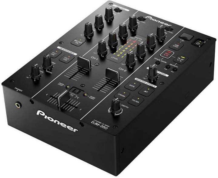 Pioneer DJM-350 2-kanaals DJ mixer zwart online kopen
