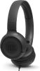 4allshop Jbl T500 On ear Headphone 1 butt Remote And Mic Zwart online kopen