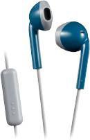 JVC Hoofdtelefoon In ear + Microfoon Blauw grijs Ha f19m online kopen