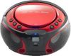 Lenco SCD 650PK Draagbare FM Radio CD/MP3/USB microfoon en licht effecten Roze online kopen