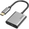 Hama Usb geluidskaart Audio adapter, 2 in 1, USB C St. 3, 5 mm jack/USB C aansluiting, audio+opladen online kopen