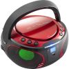 Lenco SCD 650PK Draagbare FM Radio CD/MP3/USB microfoon en licht effecten Roze online kopen