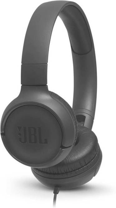 4allshop Jbl T500 On ear Headphone 1 butt Remote And Mic Zwart online kopen