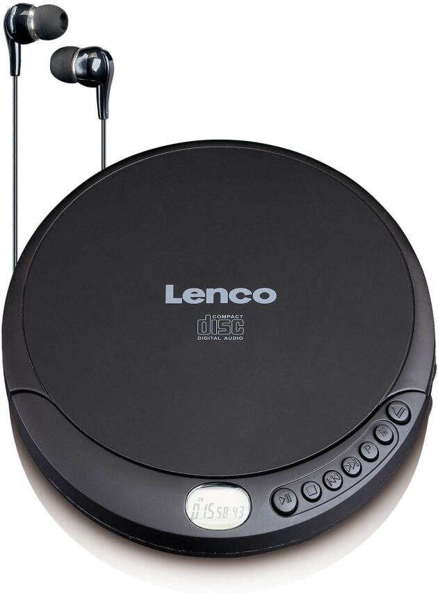 Lenco CD 010 Portable CD Player Black online kopen